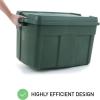 imageRubbermaid ECOSense Storage Containers with Lids Durable and Reusable Stackable Storage Bins for Garage or Home Organization Made From Recycled Materials 29 Gal  5 Pack37 Gal Pack of 3