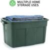 imageRubbermaid ECOSense Storage Containers with Lids Durable and Reusable Stackable Storage Bins for Garage or Home Organization Made From Recycled Materials 29 Gal  5 Pack37 Gal Pack of 3