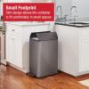 imageRubbermaid Elite Stainless Steel Slim StepOn Trash Can 12 Gallon Charcoal Wastebasket for HomeKitchenGarageApartmentOfficeSlim StepOn