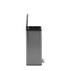 imageRubbermaid Elite Stainless Steel Slim StepOn Trash Can 12 Gallon Charcoal Wastebasket for HomeKitchenGarageApartmentOfficeStepOn