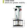 imageRubbermaid Garage Tool Tower Rack Easy to Assemble Wheeled Organizes up to 40 LongHandled ToolsRakes BroomsShovles in HomeHouseOutdoorShed BlackCorner Tower