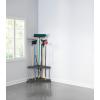 imageRubbermaid Garage Tool Tower Rack Easy to Assemble Wheeled Organizes up to 40 LongHandled ToolsRakes BroomsShovles in HomeHouseOutdoorShed BlackCorner Tower