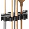imageRubbermaid Garage Tool Tower Rack Easy to Assemble Wheeled Organizes up to 40 LongHandled ToolsRakes BroomsShovles in HomeHouseOutdoorShed BlackDeluxe Tower