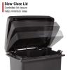 imageRubbermaid HighCapacity StepOn Trash Can 19 Gallon Single or Dual Stream Trash or Recycling Charcoal StainlessSteel Pedal for HomeKitchenGarageApartment