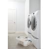 imageRubbermaid Large HipHugger Laundry BasketHamper 15Bushel White Stackable Storage BinOrganizer for BathroomBedroomDormHome15 Bushel