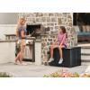 imageRubbermaid Medium Resin Outdoor Storage Deck Box 74 Gal Weather Resistant Black Deck Organization for HomeBackyardPool ChemicalsToysGarden ToolsPorchPatio CushionsBrown
