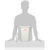 imageRubbermaid Rectangular Open Top Trash Can 3Gallon12Quart White for Under CounterKitchenOfficeBedroomBathroomWhite