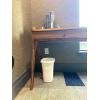 imageRubbermaid Rectangular Open Top Trash Can 3Gallon12Quart White for Under CounterKitchenOfficeBedroomBathroomWhite