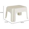 imageRubbermaid Roughneck StepStool Bisque Lightweight Holds up to 300 pounds Ideal for KitchenBath SkidResistantBisque