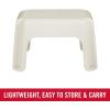 imageRubbermaid Roughneck StepStool Bisque Lightweight Holds up to 300 pounds Ideal for KitchenBath SkidResistantBisque
