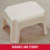 imageRubbermaid Roughneck StepStool Bisque Lightweight Holds up to 300 pounds Ideal for KitchenBath SkidResistantBisque