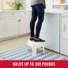 imageRubbermaid Roughneck StepStool Bisque Lightweight Holds up to 300 pounds Ideal for KitchenBath SkidResistantBisque