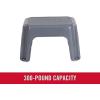 imageRubbermaid Roughneck StepStool Bisque Lightweight Holds up to 300 pounds Ideal for KitchenBath SkidResistantGray