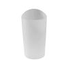 imageRubbermaid Spa Works Compact Contemporary Style 9 Quart Indoor Open Vanity Home Trash Container WhiteClear