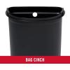 imageRubbermaid Stainless Steel SemiRound StepOn Trash Can 16Gallon Charcoal Small Wastebasket with Lid for HomeKitchenBathroomOfficeSemiRound StepOn