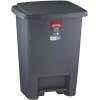 imageRubbermaid StepOn Trash Can with Lid 825Gallon Gray Easy Clean Wastebasket for HomeKitchenBedroomOfficeGray