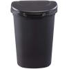imageRubbermaid TouchTop Kitchen Trash Can with Lid 122 Gallon Black Garbage Container for HomeKitchenApartmentGarageBlack