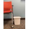 imageRubbermaid Vanity Trash CanWastebasket 15Gallons6Quarts White for Under CounterKitchenOfficeBedroomBathroom