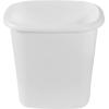 imageRubbermaid Vanity Trash CanWastebasket 15Gallons6Quarts White for Under CounterKitchenOfficeBedroomBathroom