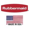 imageRubbermaidWhite DualAction Swing Lid Trash Can 1125 Gallon for HomeKitchenBathroomGarbageWhite