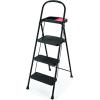 imageRubbermaid 3Step Steel Ladder with Project Tray Folding Step Stool with Hand Grip and NonSlip Feet White Tested to ANSI US Safety Standards No Assembly Required Amazon Exclusive3Step w Project Tray