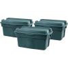 imageRubbermaid ECOSense Storage Containers with Lids Durable and Reusable Stackable Storage Bins for Garage or Home Organization Made From Recycled Materials 29 Gal  5 Pack28 Gal  3 Pack