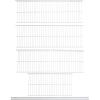 imageRubbermaid Full Closet Organization Shelf System Direct Wall Mount Adjustable from 35 Ft Mounting Hardware Kit Included White Wire Shelving Organizer System for HomeLaundryMudroomPantry
