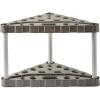 imageRubbermaid Garage Tool Tower Rack Easy to Assemble Wheeled Organizes up to 40 LongHandled ToolsRakes BroomsShovles in HomeHouseOutdoorShed BlackCorner Tower