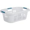 imageRubbermaid Large HipHugger Laundry BasketHamper 15Bushel White Stackable Storage BinOrganizer for BathroomBedroomDormHome21 Bushel