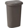 imageRubbermaid Spring Top Trash Can with Lid 13 Gallon Gray Plastic Garbage Bin for HomeKitchenOfficeGarageGray