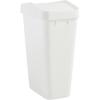 imageRubbermaid Swing Top Waste Container for Home and Kitchen Easy Access Disposal and Slim Modern Trash Can with Lid 122 Gallon Capacity White