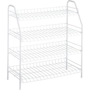 imageRubbermaid 3 Piece Storage Wire Stackable Cube Set Easy Assemble White for ClosetBookshelfToys MultiUse Home OrganizerShoe Shelf