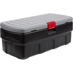 imageRubbermaid ActionPacker 48 Gal with 8 Gal Containers Nested Lockable Storage Bins Industrial Rugged Storage Container Bundle with Lids48 galPack of 1