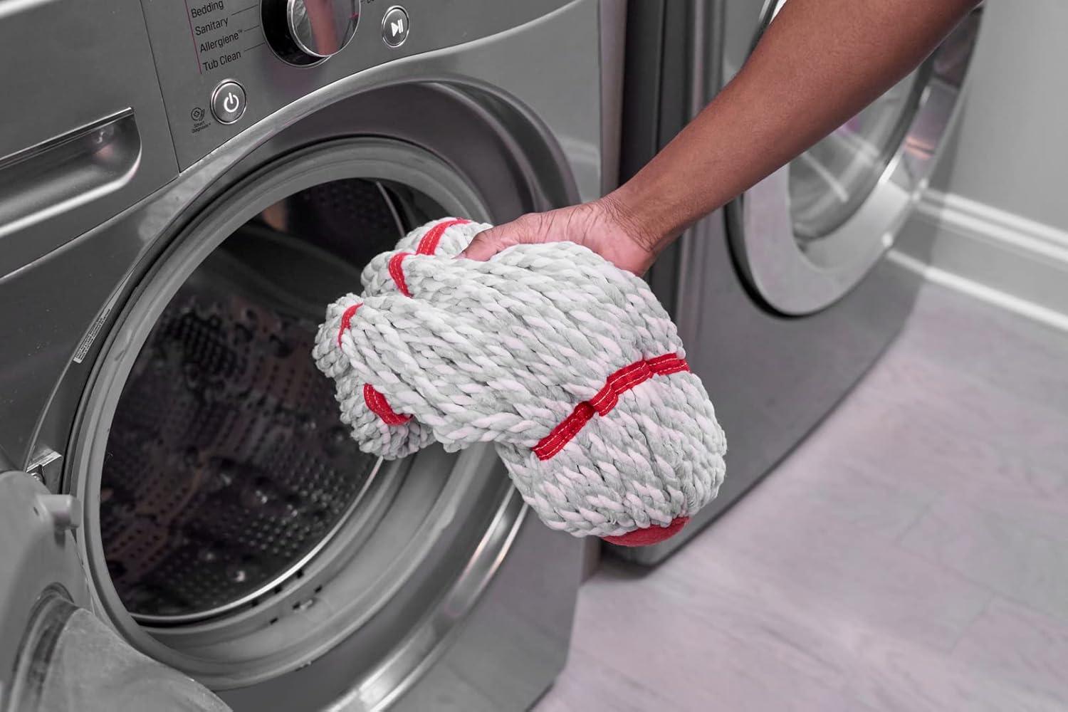 imageRubbermaid Microfiber Twist Mop Kit with 2 Refills Kit Machine Washable Builtin Wringer Lightweight Safe for All Floor Types Deep Cleaning for HomeBathroomGarageOfficeMicrofiber Twist Mop  Collapsible