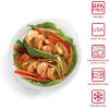 imageRubbermaid 50Piece Food Storage Containers with Lids for Lunch Meal Prep and Leftovers Dishwasher Safe Set of 25 Marine BlueRed