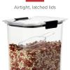 imageRubbermaid Brilliance 14Piece Food Storage Container Set with Scoops Airtight BPAFree for Kitchen and Pantry OrganizationSet of 14 Assorted Containers