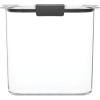 imageRubbermaid Brilliance Airtight Cereal Food Storage Container Shatterproof BPAFree and DishwasherSafe 32oz Capacity12Cup