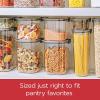 imageRubbermaid Brilliance Airtight Cereal Food Storage Container Shatterproof BPAFree and DishwasherSafe 32oz Capacity16Cup
