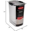 imageRubbermaid Brilliance Airtight Cereal Food Storage Container Shatterproof BPAFree and DishwasherSafe 32oz Capacity16Cup
