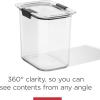 imageRubbermaid Brilliance Airtight Cereal Food Storage Container Shatterproof BPAFree and DishwasherSafe 32oz Capacity16Cup