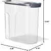 imageRubbermaid Brilliance Airtight Cereal Food Storage Container Shatterproof BPAFree and DishwasherSafe 32oz Capacity18Cup Cereal