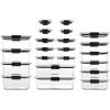imageRubbermaid Brilliance Food Storage Containers BPA Free Airtight Lids Ideal for Lunch Meal Prep ampamp Leftovers Set of 5 32 CupSet of 22 Assorted Containers
