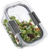 imageRubbermaid Brilliance Food Storage Containers BPA Free Airtight Lids Ideal for Lunch Meal Prep ampamp Leftovers Set of 5 32 CupSet of 4 47 Cup Containers