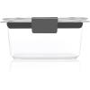 imageRubbermaid Brilliance Food Storage Containers BPA Free Airtight Lids Ideal for Lunch Meal Prep ampamp Leftovers Set of 5 32 CupSet of 5 Assorted Containers
