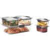 imageRubbermaid Brilliance Food Storage Containers BPA Free Airtight Lids Ideal for Lunch Meal Prep ampamp Leftovers Set of 5 32 CupSet of 5 Assorted Containers