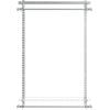 imageRubbermaid Configurations Closet Shelves ampamp Hanging Kit 2 26quot Shelves Titanium Custom Pantry Organizer and StorageClothes Rack for HomeLaundryBathroomMudroomPantryLinen Closet
