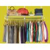 imageRubbermaid Configurations Closet Shelves ampamp Hanging Kit 2 26quot Shelves White Custom Pantry Organizer and StorageClothes Rack for HomeLaundryBathroomMudroomPantryLinen Closet