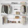 imageRubbermaid Configurations Closet Shelves ampamp Hanging Kit 2 26quot Shelves White Custom Pantry Organizer and StorageClothes Rack for HomeLaundryBathroomMudroomPantryLinen Closet