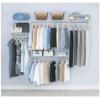 imageRubbermaid Configurations Custom Closet Kit 36 Ft Adjustable Metal Wire Shelving Titanium Finish Expandable Organization System Hardware Included for Home ClosetPantryLaundryMudroomWhite