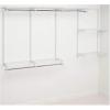 imageRubbermaid Configurations Custom Closet Kit 36 Ft Adjustable Metal Wire Shelving Titanium Finish Expandable Organization System Hardware Included for Home ClosetPantryLaundryMudroomWhite